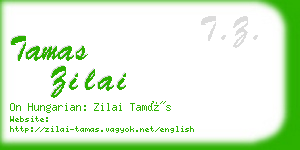 tamas zilai business card